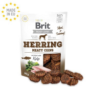Brit Jerky -Herring Meaty Coins 200гр - Лакомство за кучета с херинга ПРОМО 1+1